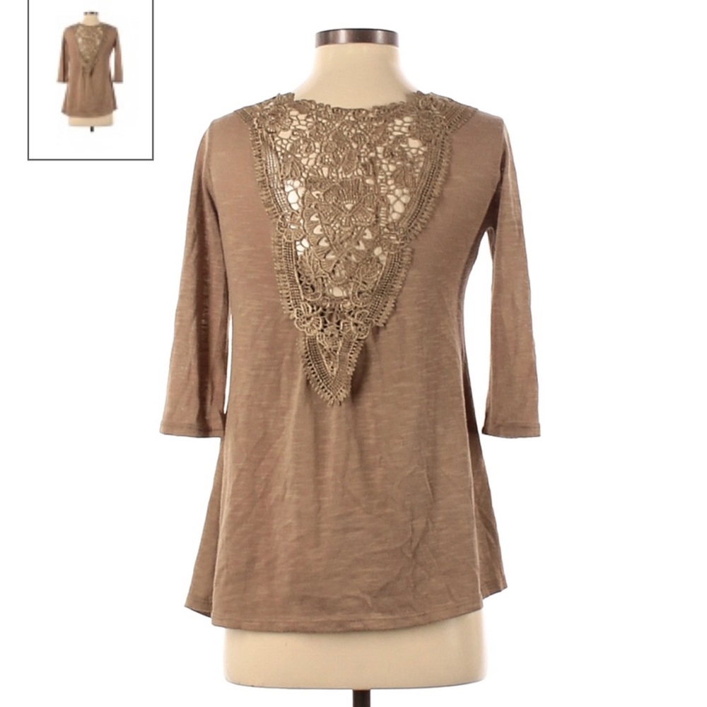 PRETTY GOOD Lace Detail Cardigan - LIKE NEW